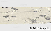 Shaded Relief Panoramic Map of Bigi Poika