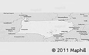 Silver Style Panoramic Map of Bigi Poika