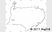 Blank Simple Map of Bigi Poika, cropped outside