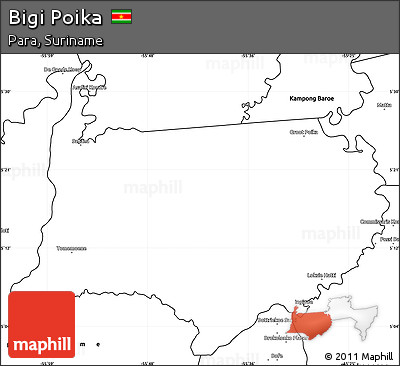 Blank Simple Map of Bigi Poika