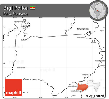 Blank Simple Map of Bigi Poika