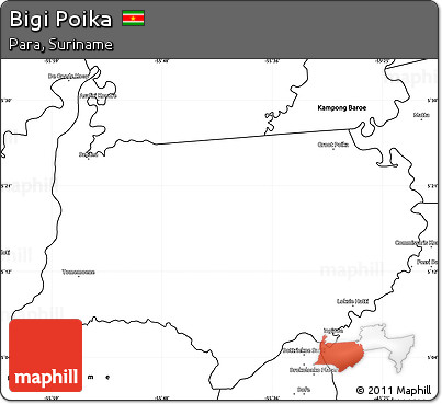 Blank Simple Map of Bigi Poika