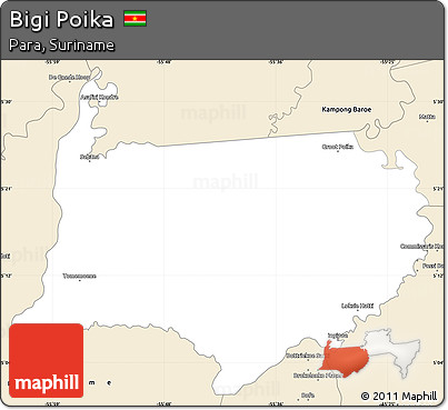 Classic Style Simple Map of Bigi Poika