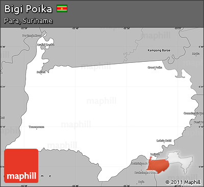 Gray Simple Map of Bigi Poika