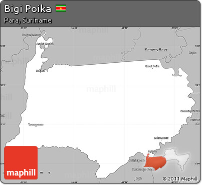 Gray Simple Map of Bigi Poika