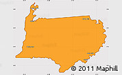 Political Simple Map of Bigi Poika, cropped outside