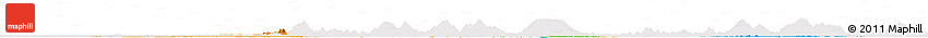 Political Horizon Map of Para, cropped outside