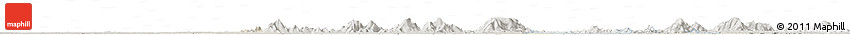 Shaded Relief Horizon Map of Para, semi-desaturated