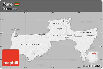 Gray Map of Para, single color outside