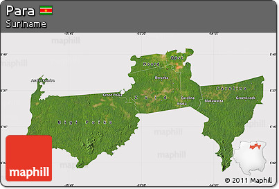 Satellite Map of Para, cropped outside