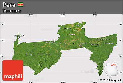 Satellite Map of Para, cropped outside