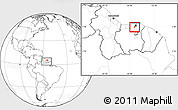Blank Location Map of Noord, within the entire country