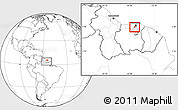 Blank Location Map of Noord, highlighted parent region, within the entire country