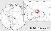 Blank Location Map of Noord, highlighted parent region