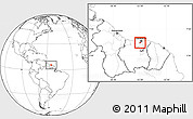 Blank Location Map of Noord