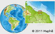 Physical Location Map of Noord