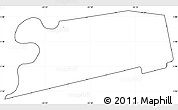 Blank Simple Map of Noord, cropped outside