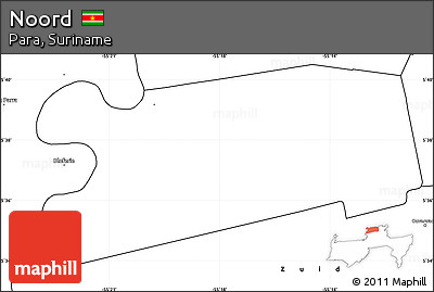 Blank Simple Map of Noord