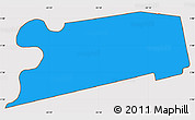 Political Simple Map of Noord, cropped outside