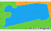 Political Simple Map of Noord
