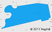 Political Simple Map of Noord, single color outside, borders and labels