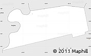 Silver Style Simple Map of Noord