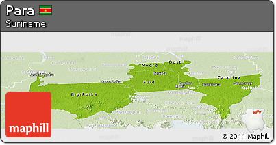 Physical Panoramic Map of Para, lighten