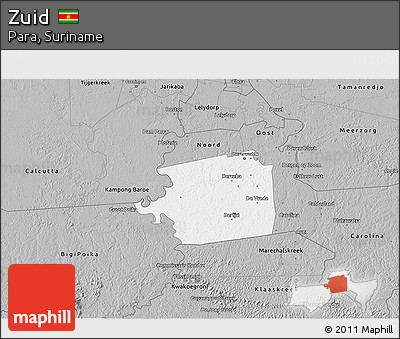 Gray 3D Map of Zuid