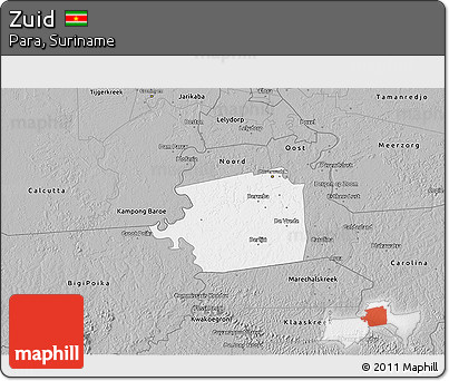 Gray 3D Map of Zuid