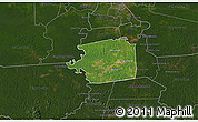 Satellite 3D Map of Zuid, darken