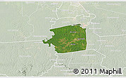 Satellite 3D Map of Zuid, lighten