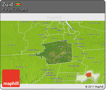 Satellite 3D Map of Zuid, physical outside