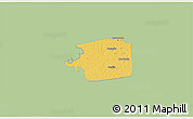 Savanna Style 3D Map of Zuid, single color outside
