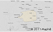 Shaded Relief 3D Map of Zuid, desaturated