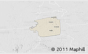 Shaded Relief 3D Map of Zuid, lighten, desaturated