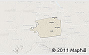 Shaded Relief 3D Map of Zuid, lighten