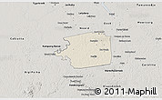 Shaded Relief 3D Map of Zuid, semi-desaturated