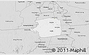 Silver Style 3D Map of Zuid