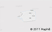 Silver Style 3D Map of Zuid, single color outside