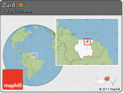 Savanna Style Location Map of Zuid, highlighted country