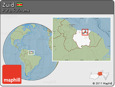 Savanna Style Location Map of Zuid, highlighted country, highlighted parent region, within the entire country, hill shading