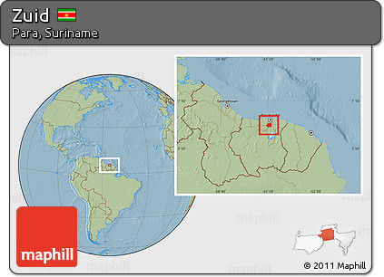 Savanna Style Location Map of Zuid, hill shading