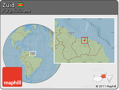 Savanna Style Location Map of Zuid, hill shading