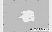 Gray Map of Zuid, single color outside