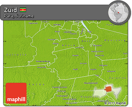 Physical Map of Zuid