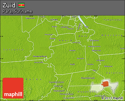Physical Map of Zuid