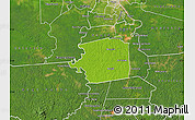 Physical Map of Zuid, satellite outside