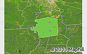 Political Map of Zuid, satellite outside