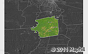 Satellite Map of Zuid, darken, desaturated