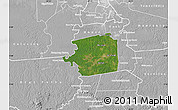 Satellite Map of Zuid, lighten, desaturated